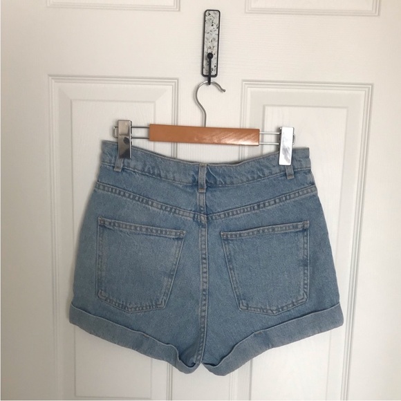 American Apparel Denim High Waisted Jean Shorts 28 - Picture 3 of 4